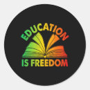 Search for education is freedom stickers Africa