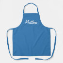 Search for plain blue aprons Solid colour