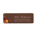 Search for autumn return address labels Rustic