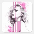 Search for fashion illustration stickers Beautiful