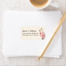 Search for chinese flower return address labels Double happiness