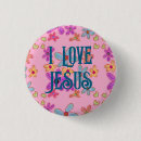 Recherche de j aime jésus badges Chrétien
