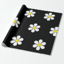 Search for daisies wrapping paper White