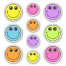 Search for blue emoticon stickers Smile