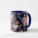 Search for navy blue and pink mugs Elegant