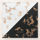 Search for black marble coasters Trendy
