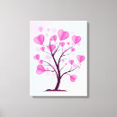 Search for heart tree canvas prints Watercolor
