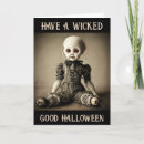 Search for creepy vintage halloween cards Black