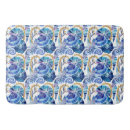 Search for seashell bath mats Blue