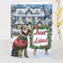 Recherche de airedales noël cartes Dog