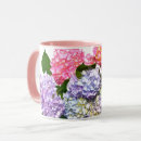 Recherche de hortensias bleus tasses Hydrangée