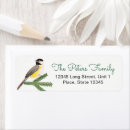 Search for chickadee return address labels Cute