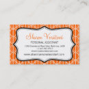 Search for black and orange business cards Contemporary