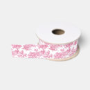 Recherche de toile rose rubans Floral