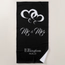 Search for mr and mrs beach towels Chic