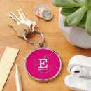 Search for hot pink keychains Script typography
