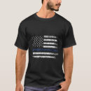 Search for office decor tshirts Thin blue line