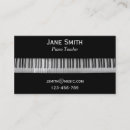 Recherche de de tuteur cartes visite Piano