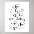 Search for what if i fall posters Quote