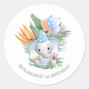 Recherche de blue elephant autocollants 1er anniversaire