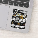 Search for acoustic guitar player stickers Instrument