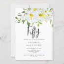 Search for summer 50th birthday invitations Wildflower