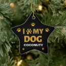 Search for i love my dog ornaments For pets