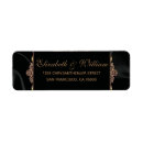 Search for gold and black return address labels Botanical