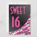 Search for zebra sweet 16 invitations Glitter