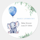 Search for elephant with balloon stickers Blue