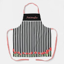 Search for black and white stripe aprons Baker