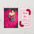 Search for quinceañera thank you cards Mis quince anos