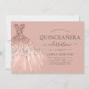 Search for pink gold quinceanera invitations 15th