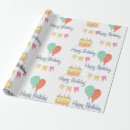 Search for happiness is wrapping paper Vintage