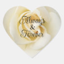 Search for white rose stickers Heart