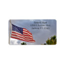 Search for old glory return address labels Red white and blue