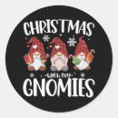 Search for winter gnome stickers Santa