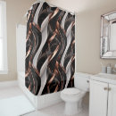 Search for 3d shower curtains Black and white