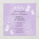 Search for purple butterfly baby shower invitations Delicate