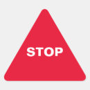 Search for triangle sign stickers Stop