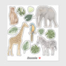 Search for zebra print birthday stickers Greenery