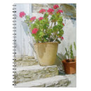 Search for geranium notebooks Watercolor