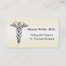 Search for physician business cards Hospital