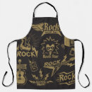 Search for rock music aprons Roll