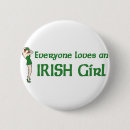 Recherche de une fille irlandaise badges Shamrock