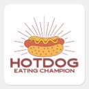 Search for hot dog with mustard stickers Bbq