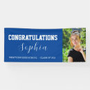 Search for congratulations graduate banners Blue