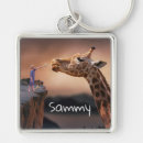 Search for giraffe print square keychains Boy