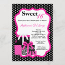 Recherche de de polkadot anniversaire invitations Rose