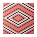 Search for coral and white tiles Modern